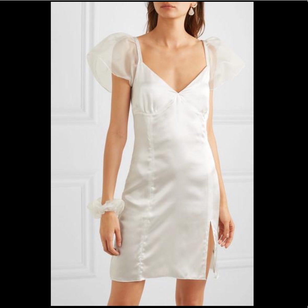 *price firm* Maison Cleo Georgette silk dress